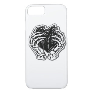 Skeleton Heart Hands Funny Playful Mood Case-Mate iPhone Case
