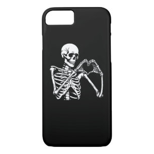 Skeleton Heart Hands Sign Halloween Costume Retro  Case-Mate iPhone Case