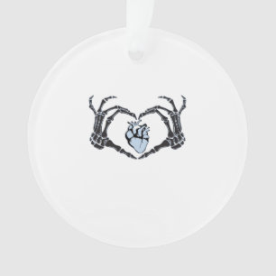 Skeleton Heart Mains Design Classique Pour Hallowe