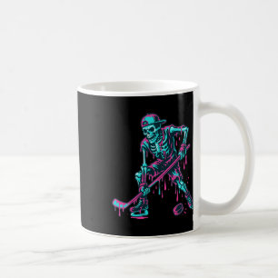Skeleton Hockey Drip Boys Ice Cream Drip Youth Boy Coffee Mug