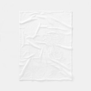 Skeleton Holding A Cat Lazy Halloween Costume Skul Fleece Blanket