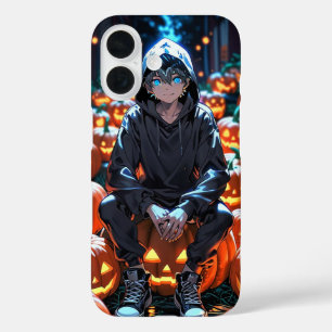Skeleton Hoodie Boy iPhone 16 Case
