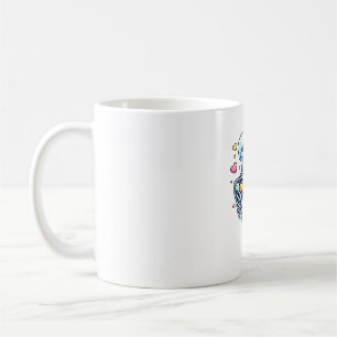 Skeleton Hugging a German Shepherd � Unique Gothic Coffee Mug