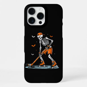 Skeleton Ice Hockey Halloween Boys Funny Halloween iPhone 16 Pro Max Case