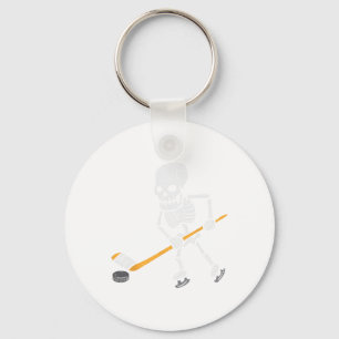 Skeleton Ice Hockey Halloween Costume Spor Men Boy Keychain