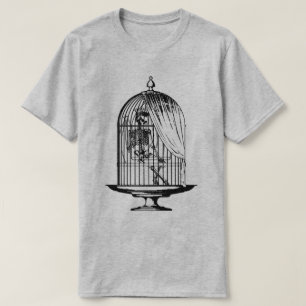 Skeleton in a Birdcage T-Shirt