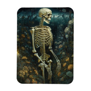 Skeleton in a Night Garden All Occasions Magnet