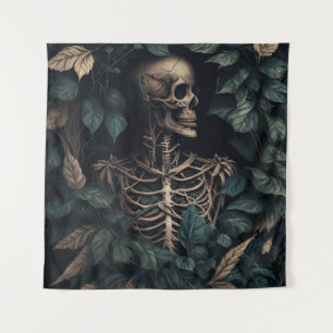 Skeleton in Plants Tapestry