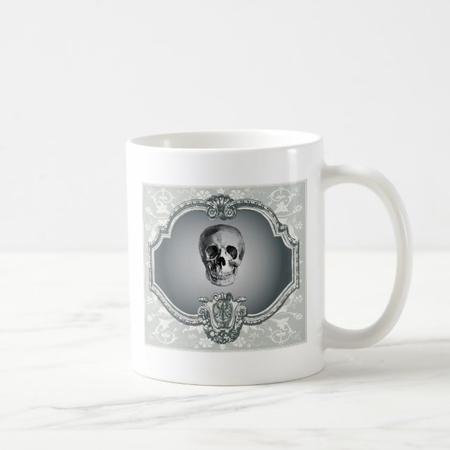 Skeleton In The Mirror Coffee Mug (Right)