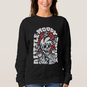 Skeleton Jester Juggling Skulls Sweatshirt