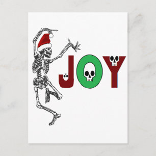 Skeleton Joy Postcard