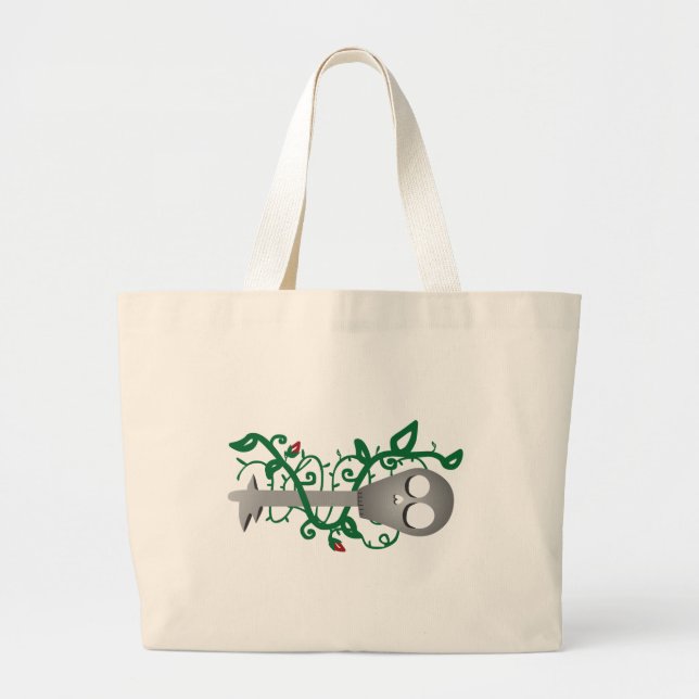 Skeleton Key Large Tote Bag (Front)