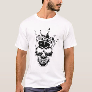Skeleton King ou Skeleton Prince T-Shirt en noir
