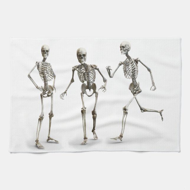Skeleton Kitchen Towels (Horizontal)