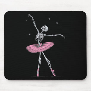 Skeleton Llet Halloween Costume Funny Skull Mouse Pad