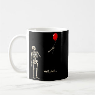 Skeleton Lost Balloon Stuff Funny Saying Quote Men Coffee Mug