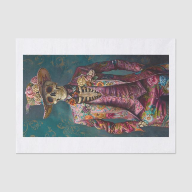 Skeleton Lyfe13 Tissue Paper (Front)