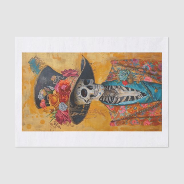Skeleton Lyfe15 Tissue Paper (Front)