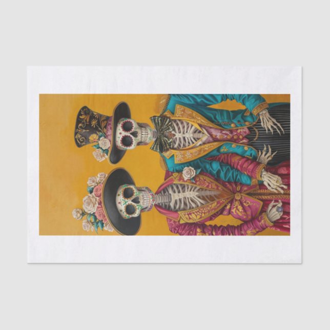 Skeleton Lyfe21 Tissue Paper (Front)