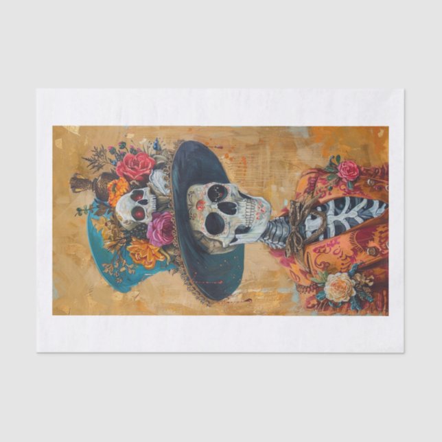 Skeleton Lyfe23 Tissue Paper (Front)