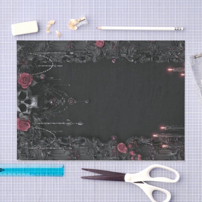 Skeleton Lyfe4 Tissue Paper (Craft)