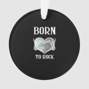 Skeleton Mains Grey Heart Graphic Pour Classique