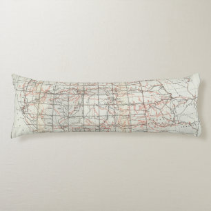Skeleton Map Body Pillow