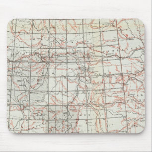 Skeleton Map Mouse Pad