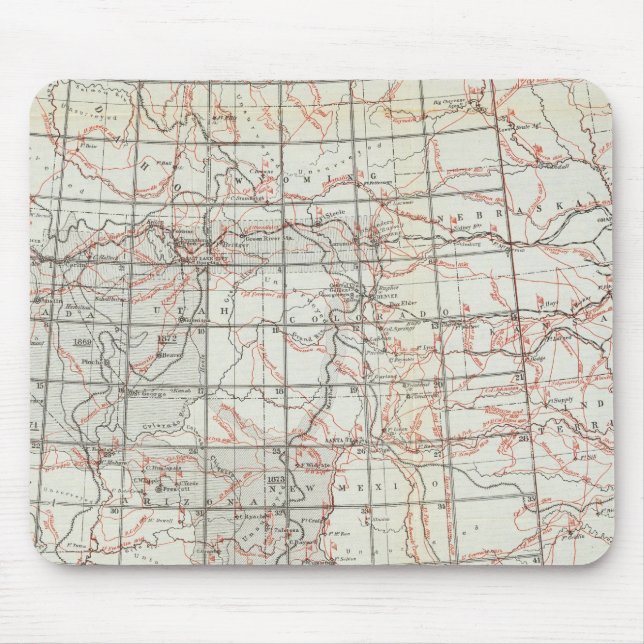 Skeleton Map Mouse Pad (Front)