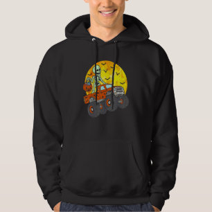 Skeleton Monster Truck Moon Candy Toddler Boys Hal Hoodie