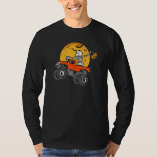Skeleton Monster Truck Moon Candy Toddler Boys Hal T-Shirt