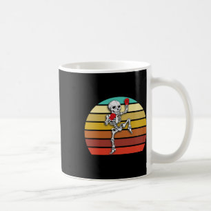 Skeleton Muay Thai Halloween Kickboxing Mma Coffee Mug