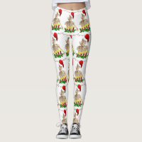 skeleton nightmare christmas leggings