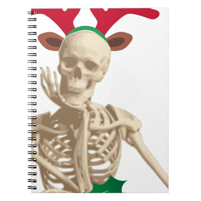 skeleton nightmare christmas notebook (Front)