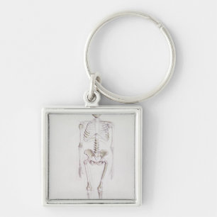 Skeleton of Australopithecus africanus Keychain