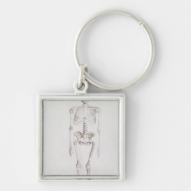 Skeleton of Australopithecus africanus Keychain (Front)