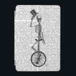 Skeleton on Unicycle iPad Mini Cover<br><div class="desc">Fashion & Figurative</div>