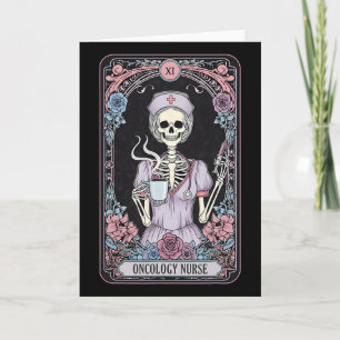Skeleton Oncology Nurse Tarot Card Oncologist Hall