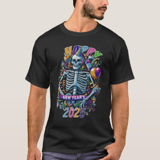 Skeleton Party New Year's  T-Shirt