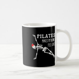 Skeleton Pilates Makes My Bones Feel Good Meditati Coffee Mug