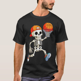 Skeleton Playing Sketll Halloween Costume Funny Me T-Shirt