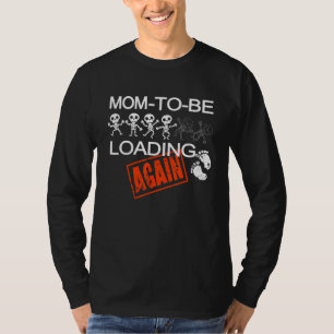 skeleton pregnancy halloween mom loading expecting T-Shirt