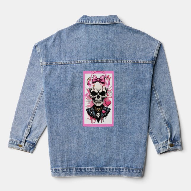 Skeleton print jacket  (Back)