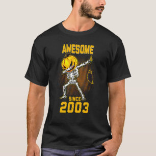 Skeleton Pumpkin Dabbing Awesome Since Halloween 2 T-Shirt
