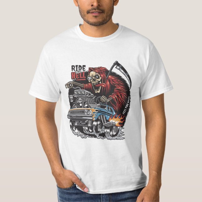 Skeleton racing T-Shirt (Front)