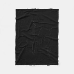 Skeleton reading book dark humor funny gift  fleece blanket
