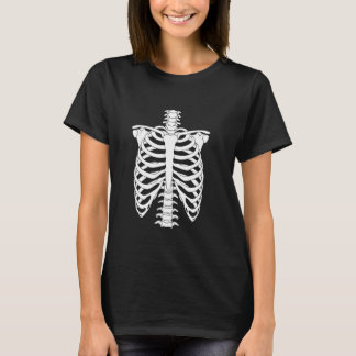 Skeleton Rib Cage Graphic graphic for Halloween Lo T-Shirt