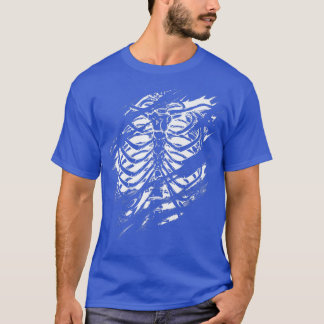 Skeleton Ribcage, Cute Halloween, Skeleton Ribs  T-Shirt
