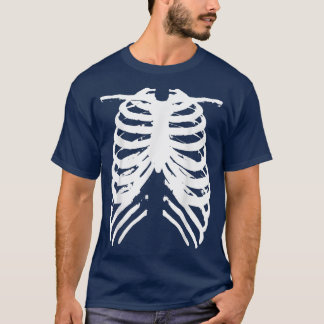Skeleton Ribcage Halloween T-Shirt