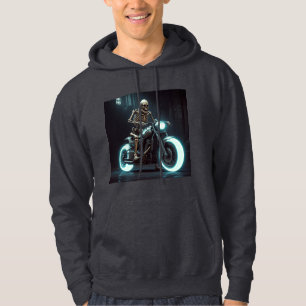 Skeleton Riding A Motorbike Hoodie
